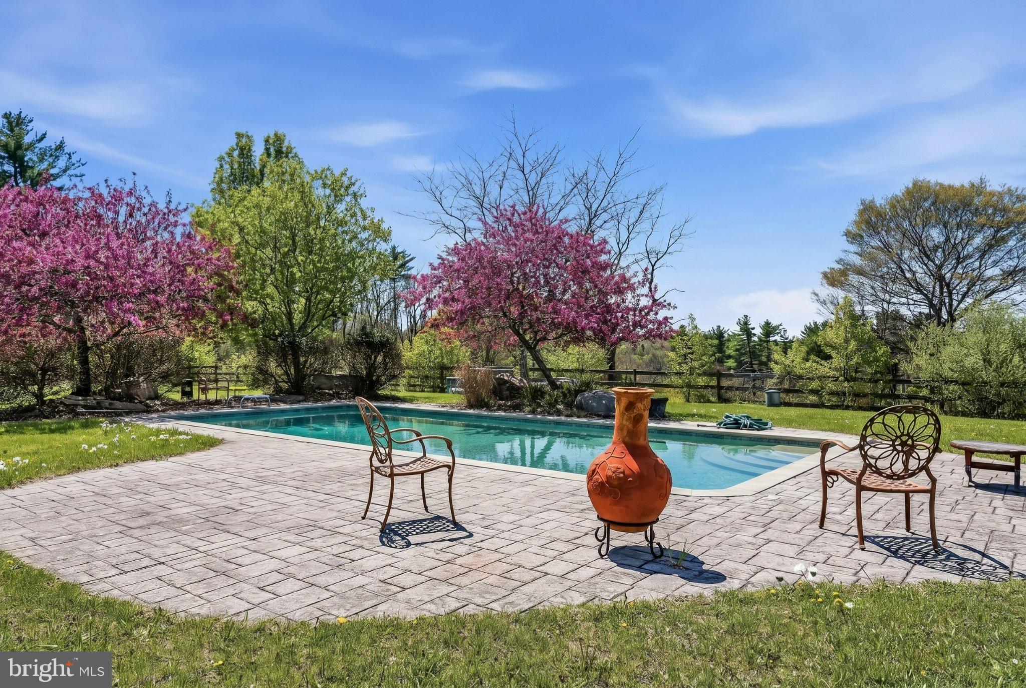 216 Merwinsburg Road Effort, PA 18330 - Photo 4 of 75 Tranquil oasis with blooming trees.