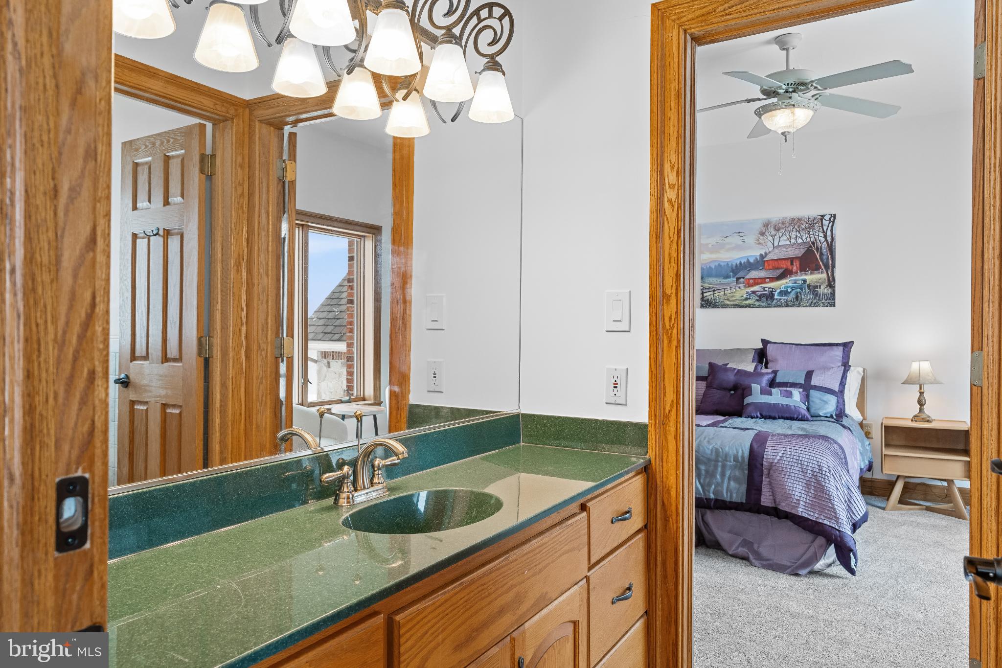 216 Merwinsburg Road Effort, PA 18330 - Photo 42 of 75 Charming bath leads to serene bedroom retreat.