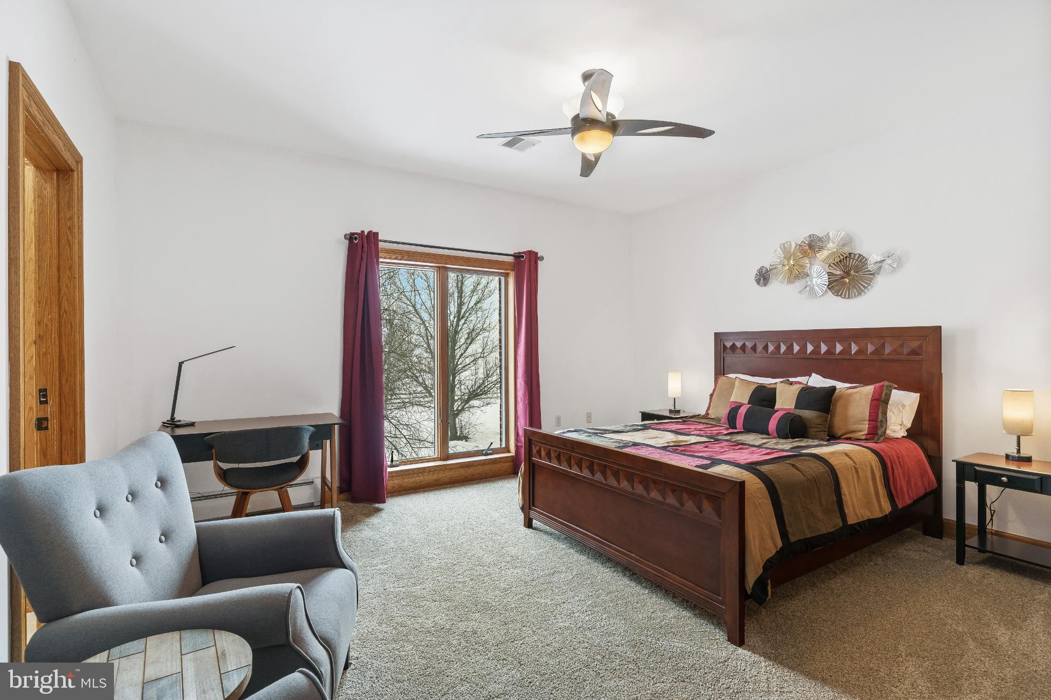 216 Merwinsburg Road Effort, PA 18330 - Photo 46 of 75 Serene bedroom with natural light and style.