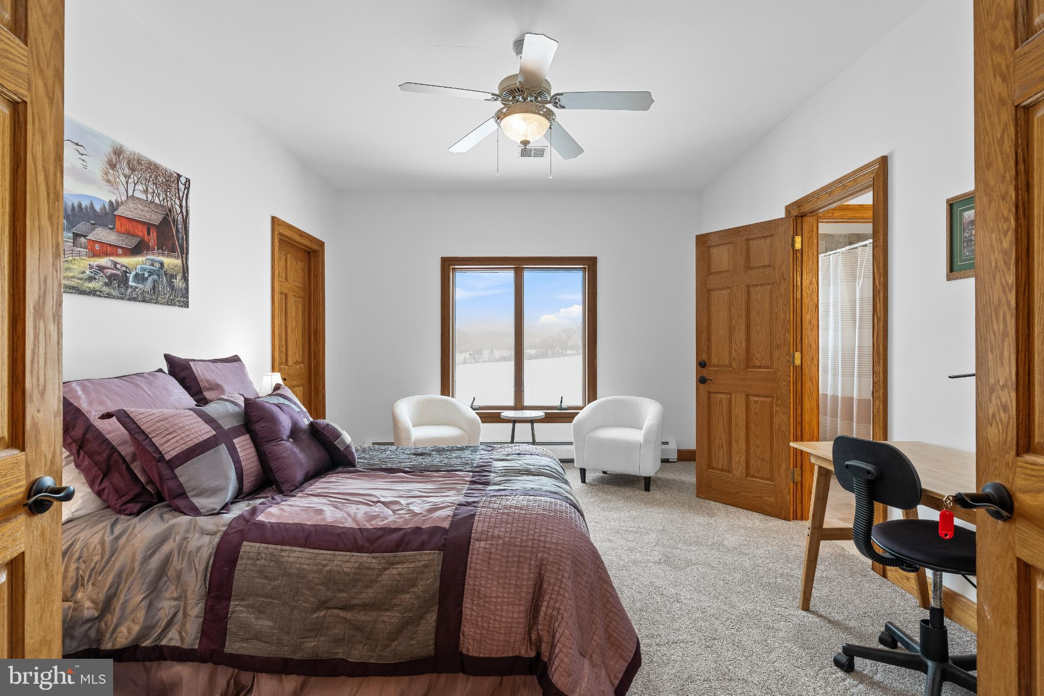 216 Merwinsburg Road Effort, PA 18330 - Photo 50 of 75 Cozy bedroom with natural light and charm.