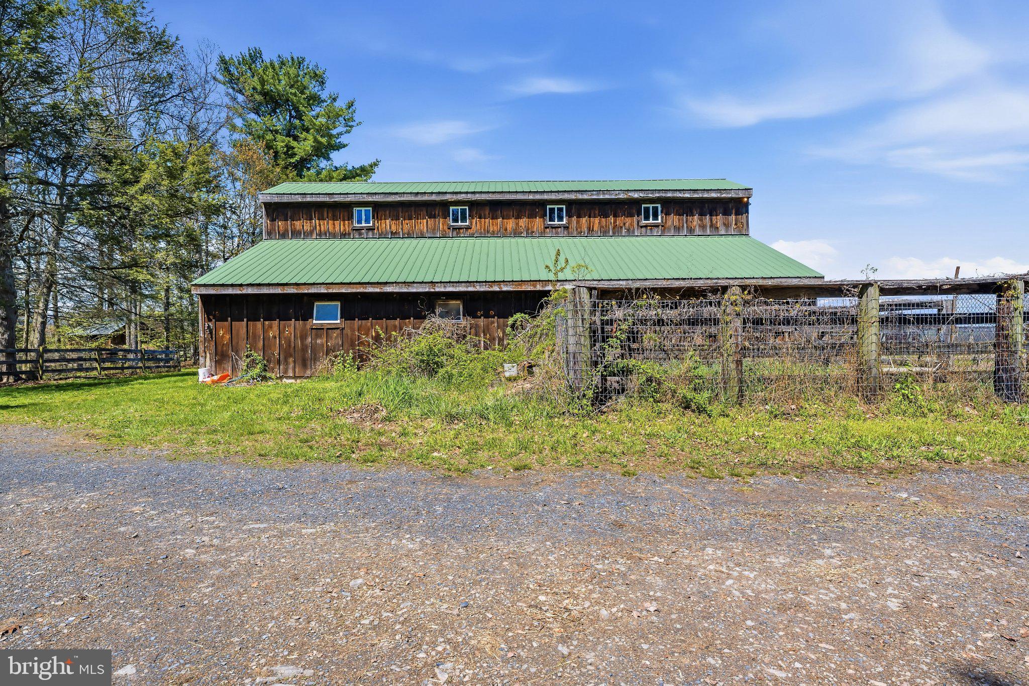 216 Merwinsburg Road Effort, PA 18330 - Photo 66 of 75 Charming rustic barn with green roof.