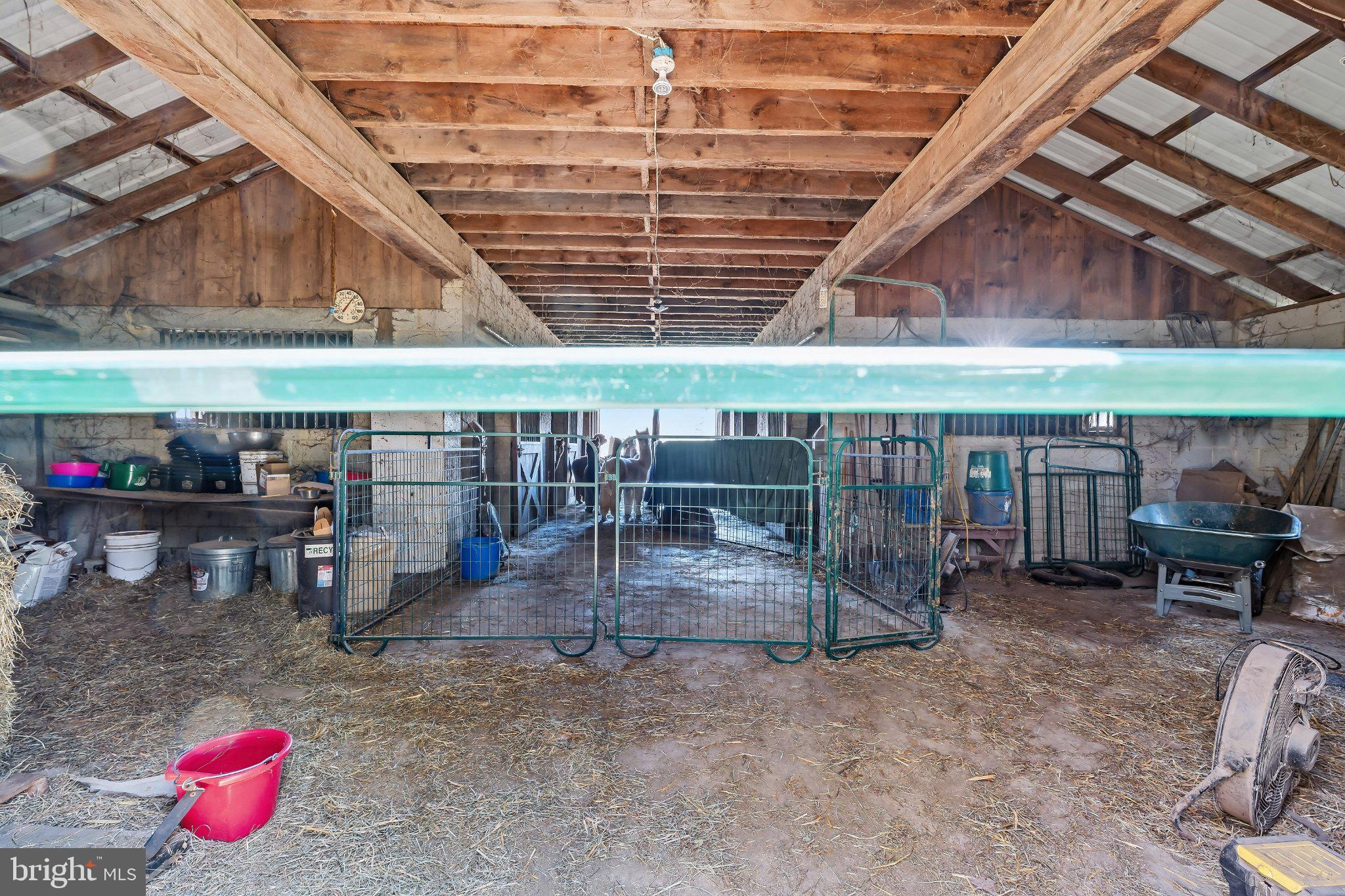 216 Merwinsburg Road Effort, PA 18330 - Photo 67 of 75 Rustic barn with open space for livestock.