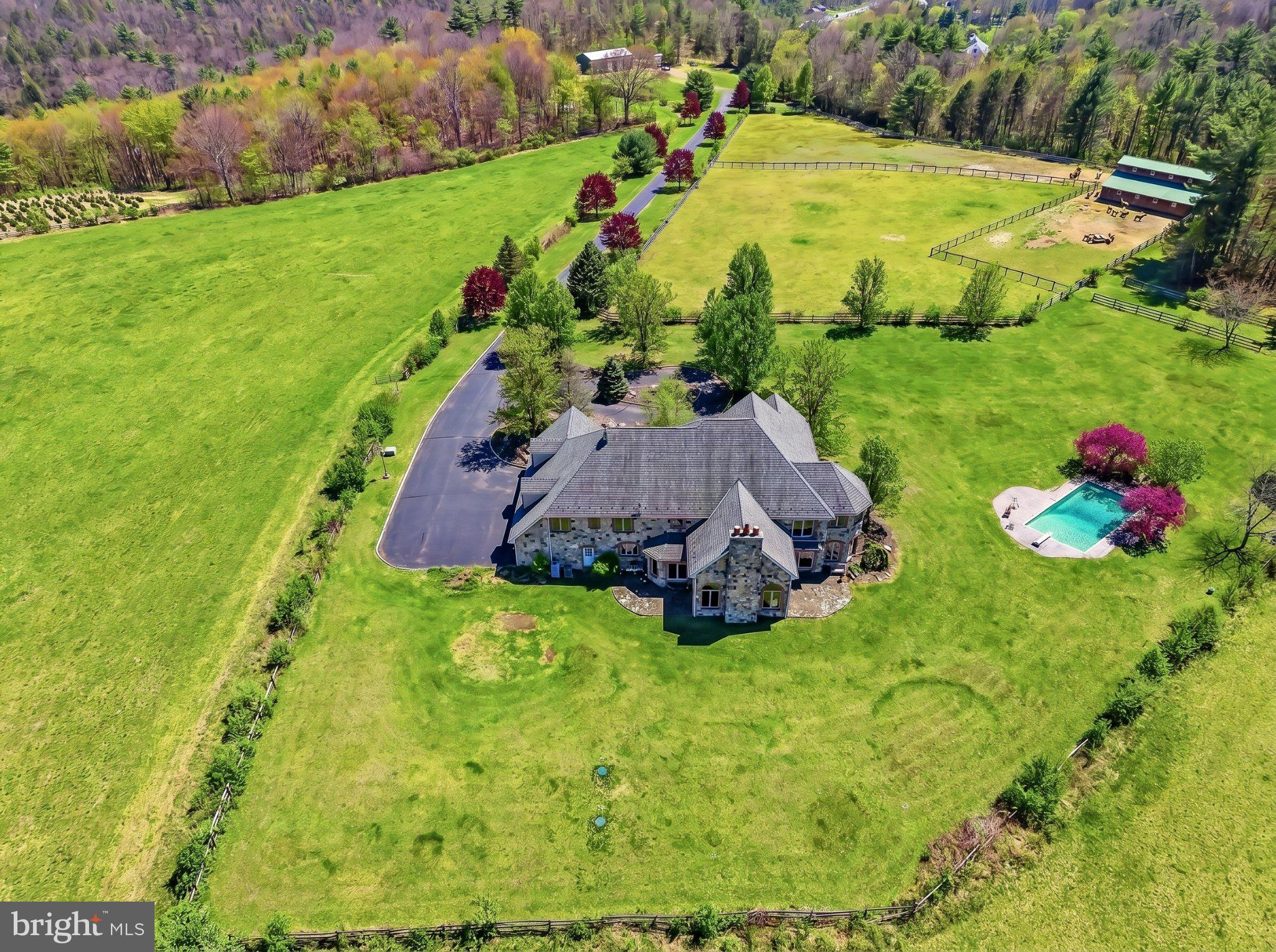 216 Merwinsburg Road Effort, PA 18330 - Photo 7 of 75 Sprawling estate with lush greenery.