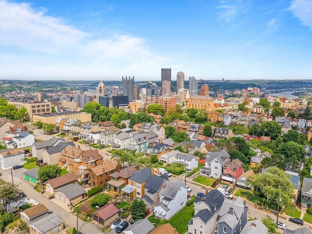 226 Bigham Street Pittsburgh, PA 15211 - Photo 25 of 25 an aerial view of a city with lots of residential buildings
