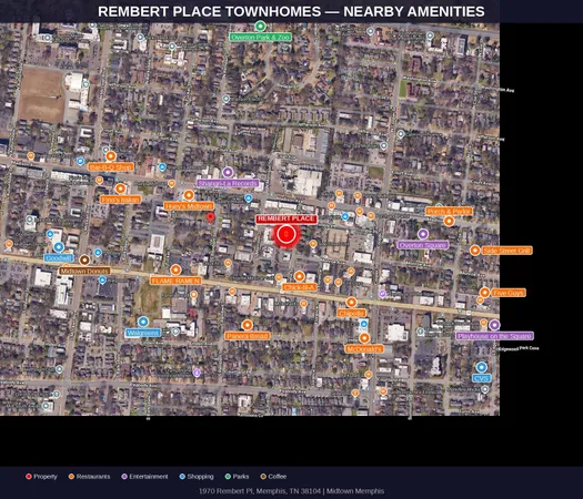 $1,650,000 | 1961-1970 Rembert Place, Unit 1961 1962 1963 1964 1967 1969 1970, Memphis, TN 38104
