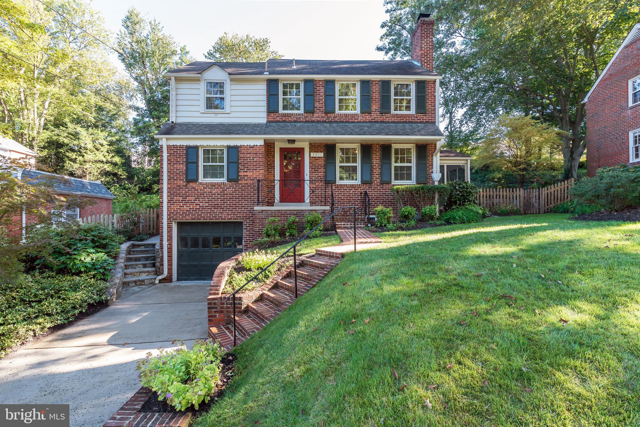 5911 Gloster Road Bethesda, MD 20816 - Photo 1 of 79 Classic Woodacres Brick Colonial!