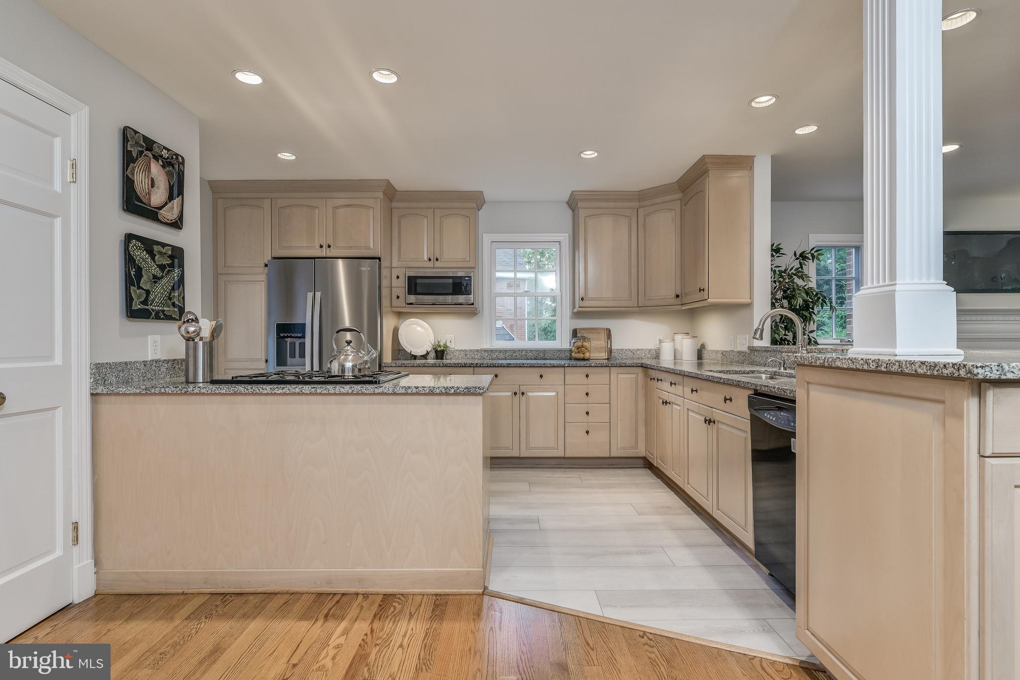 5911 Gloster Road Bethesda, MD 20816 - Photo 12 of 79 Custom kItchen cabinets, new Fridgidaire frig!
