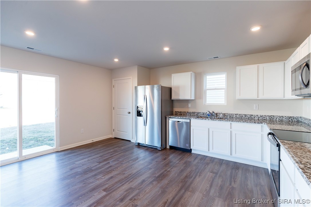 344 Jackson Way Charlestown, IN 47111 - Photo 13 of 29 Kitchen view with refrigerator to remain
