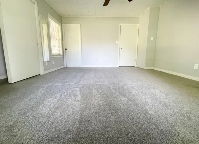 a view of an empty room