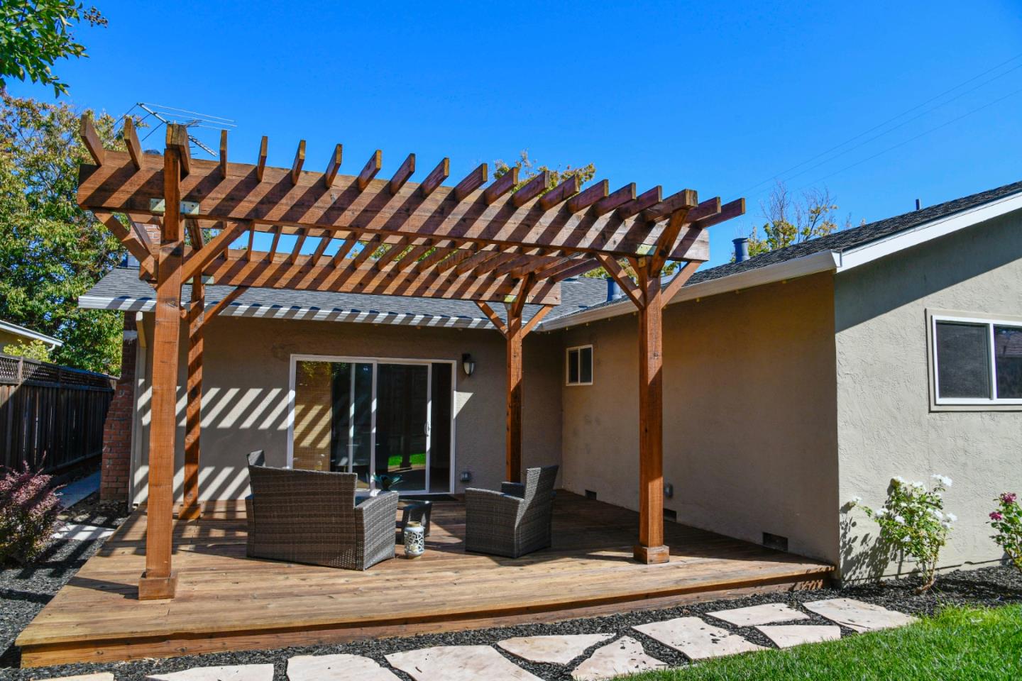 3956 Vía Salice Campbell, CA 95008 - Photo 18 of 21 a view of a house with backyard and porch