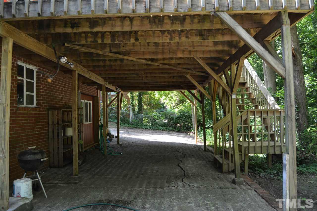 3123 Childers Street Raleigh, NC 27612 - Photo 22 of 25 Patio area that can be used as a carport.