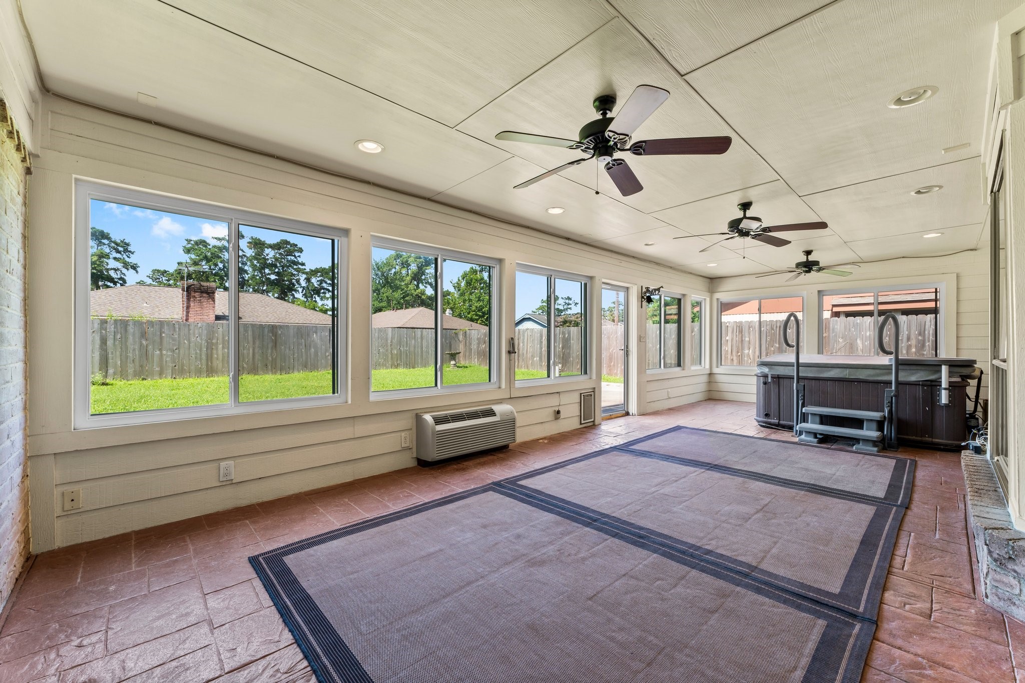 3527 Acorn Way Lane Spring, TX 77389 - Photo 21 of 26 a living room with furniture and a flat screen tv