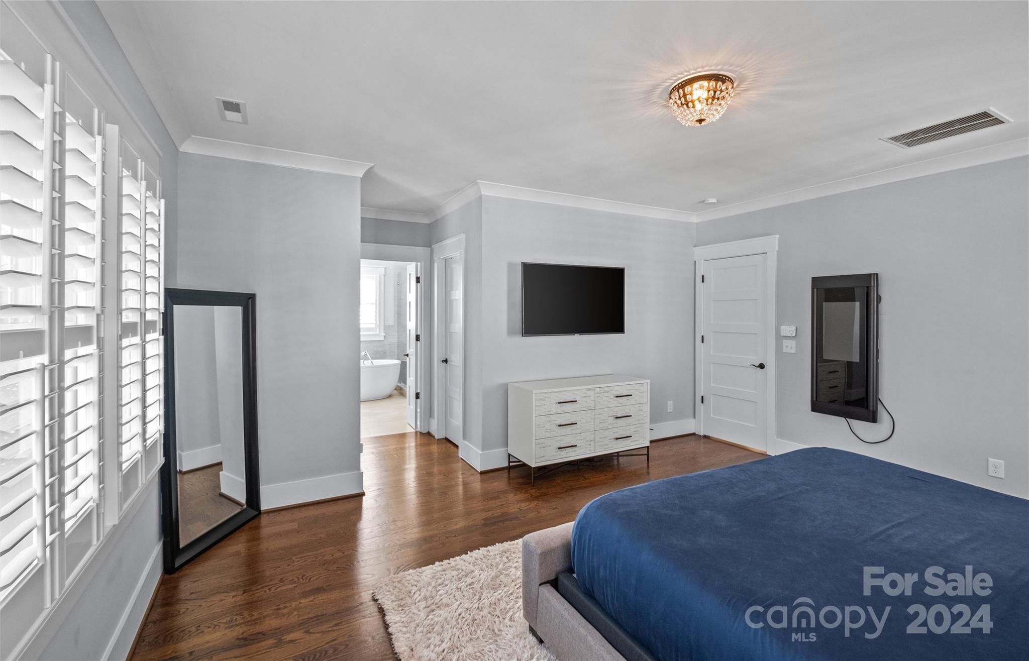 149 McAlway Road Charlotte, NC 28211 - Photo 25 of 48 a living room with furniture and a flat screen tv