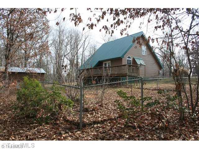 Exterior Back. Fenced Portion of Back Yard