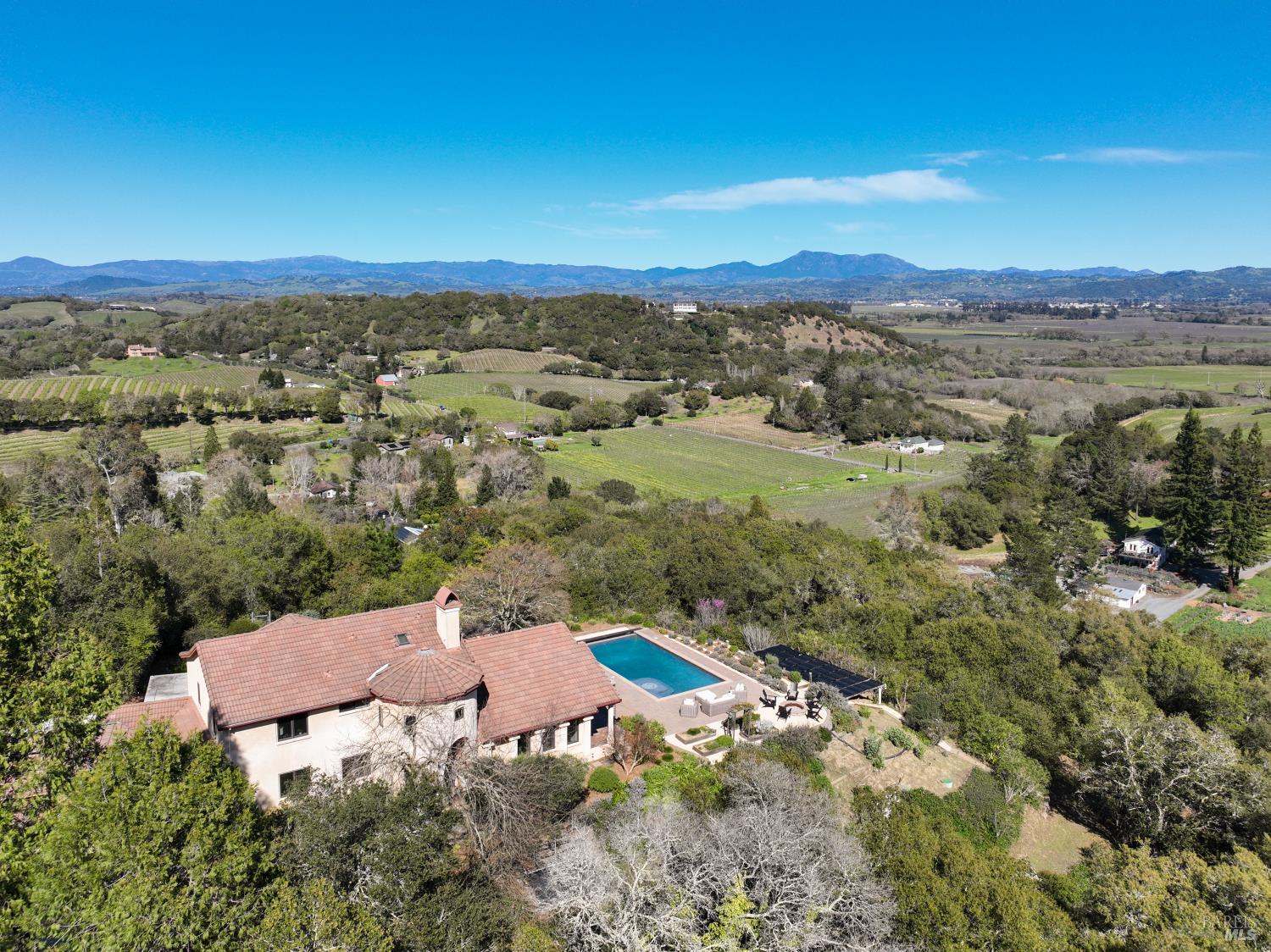 2405 Lewis Road Sebastopol, CA 95472 - Photo 1 of 58 a view of a city with mountains in the background