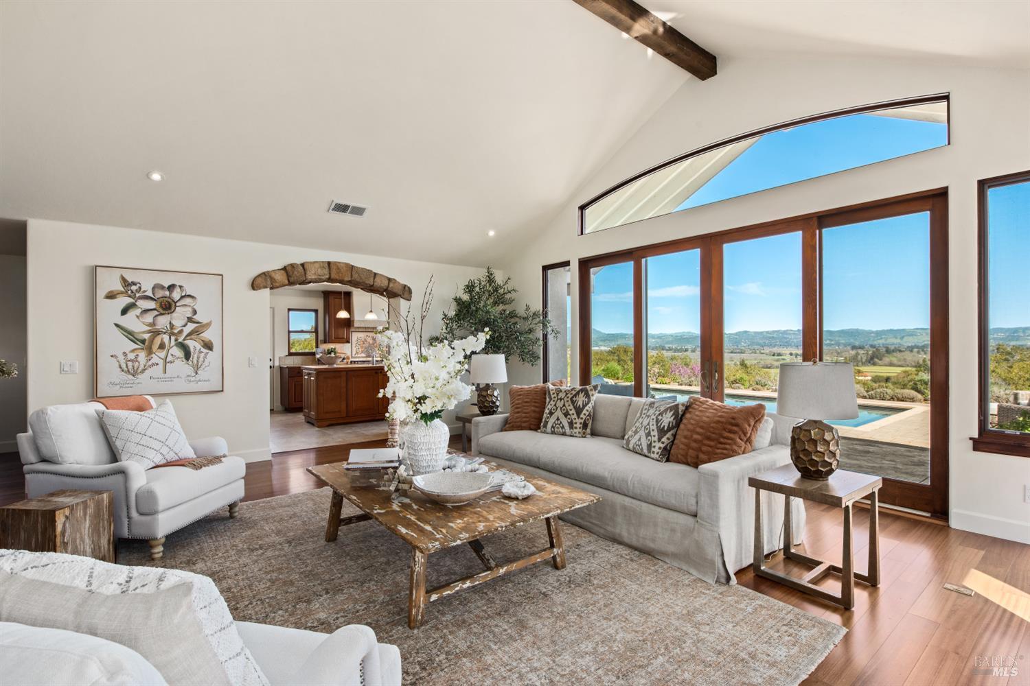2405 Lewis Road Sebastopol, CA 95472 - Photo 16 of 58 a living room with furniture and a large window