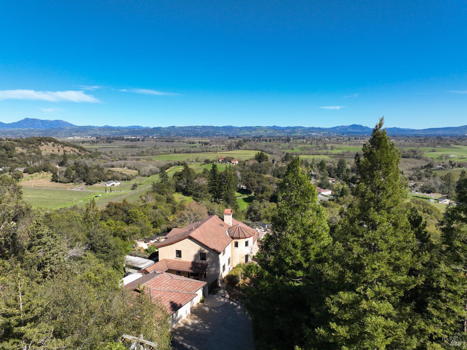 2405 Lewis Road Sebastopol, CA 95472 - Photo 38 of 58 an aerial view of residential house with outdoor space