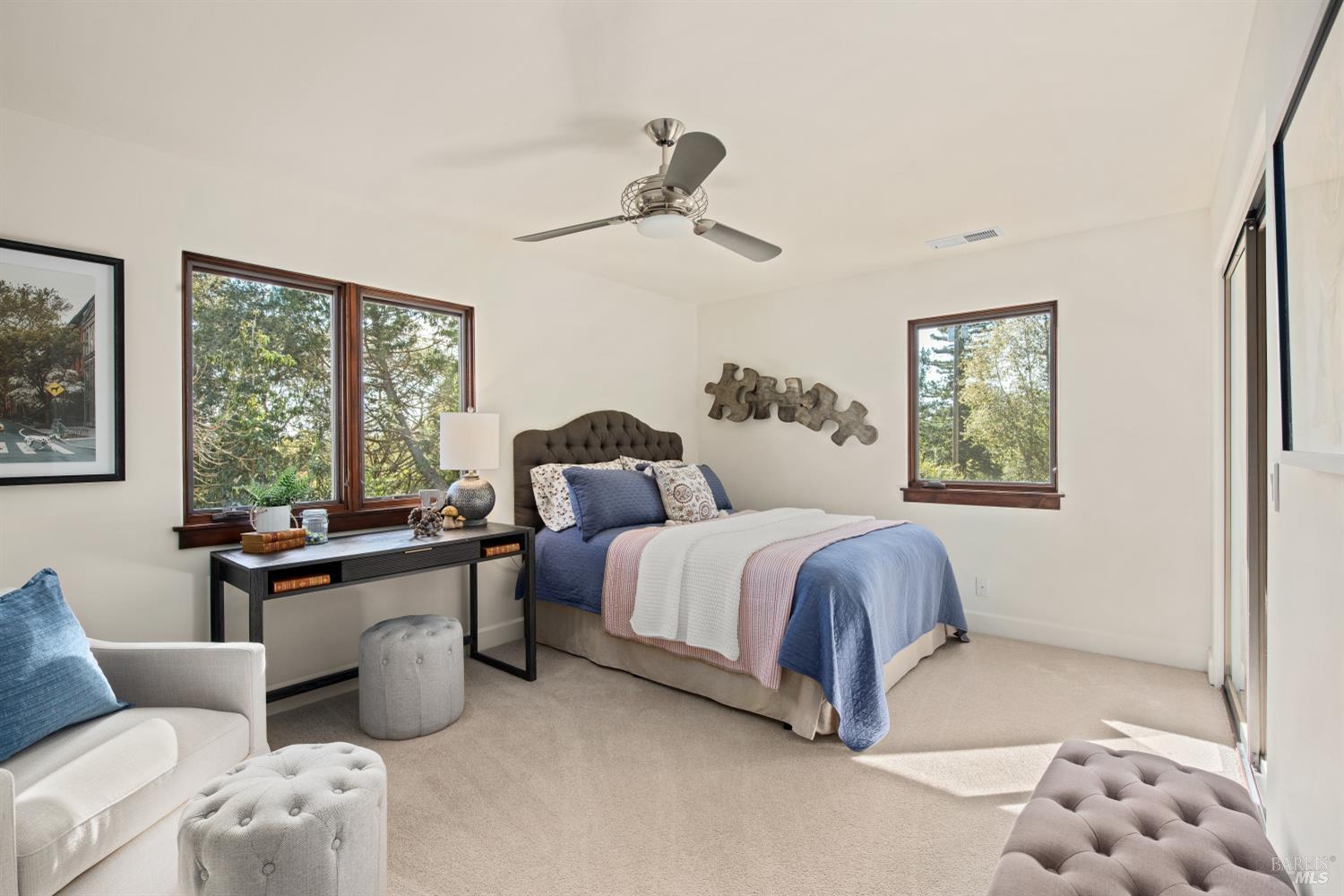 2405 Lewis Road Sebastopol, CA 95472 - Photo 48 of 58 a bedroom with a bed and a window