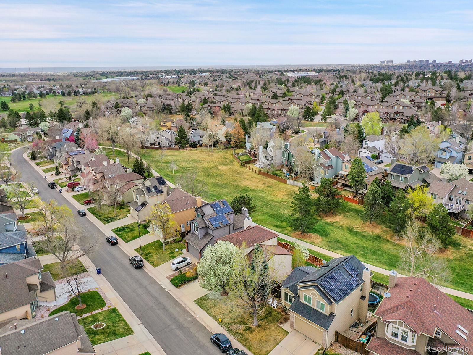 6343 Laguna Circle Highlands Ranch, CO 80130 - Photo 11 of 43 an aerial view of multiple house