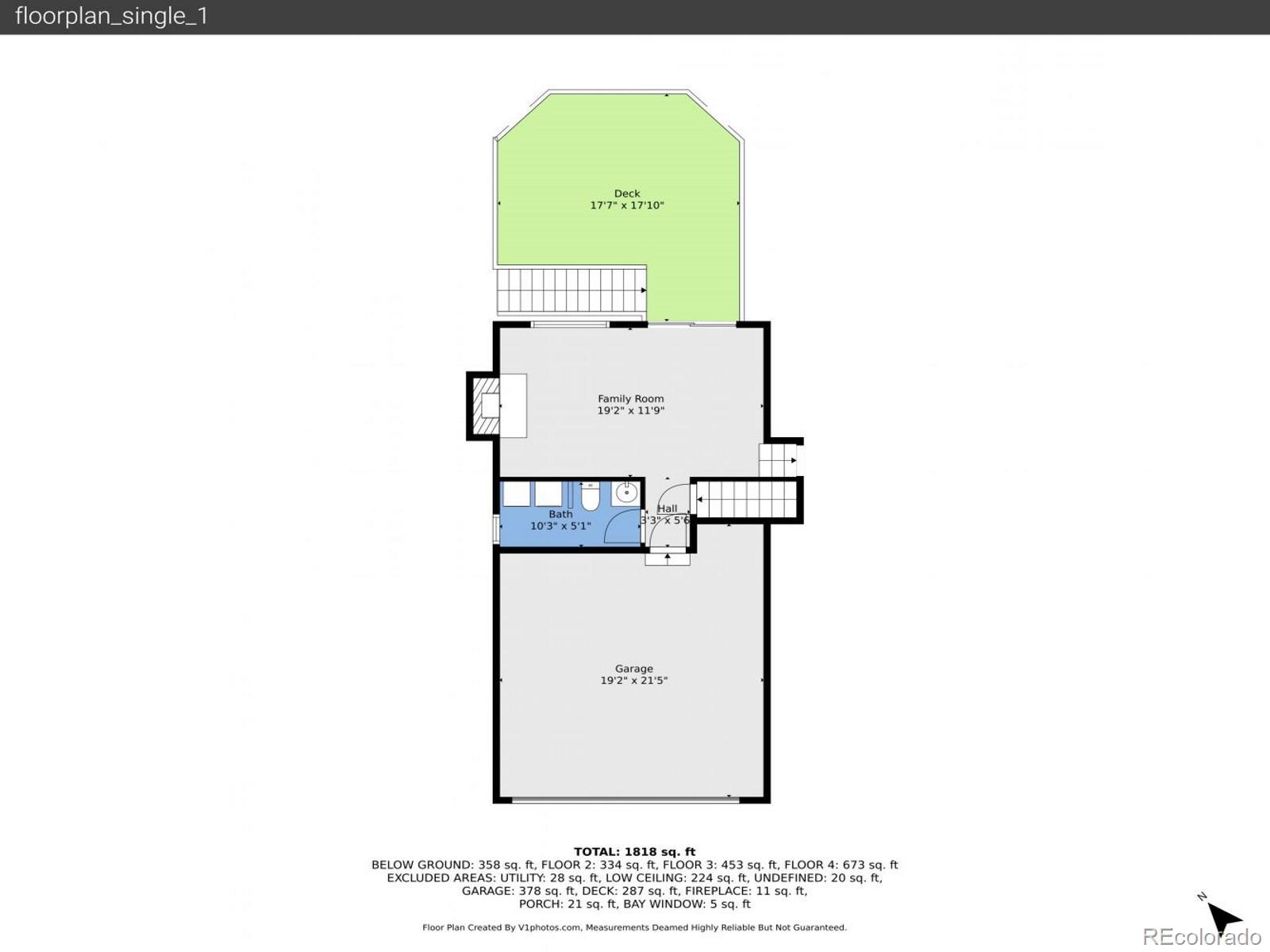 6343 Laguna Circle Highlands Ranch, CO 80130 - Photo 40 of 43 a picture of floor plan