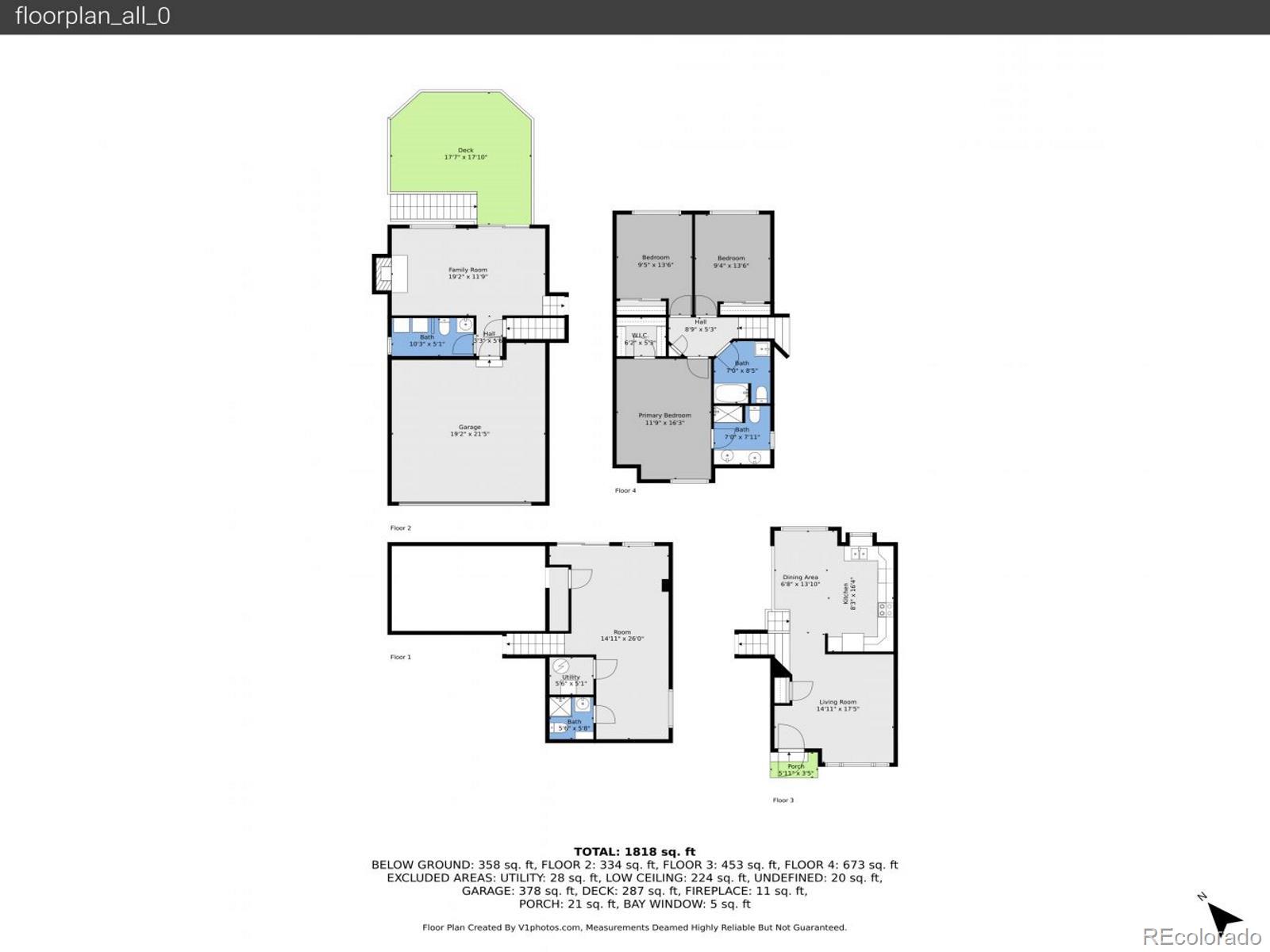 6343 Laguna Circle Highlands Ranch, CO 80130 - Photo 43 of 43 a picture of a floor plan