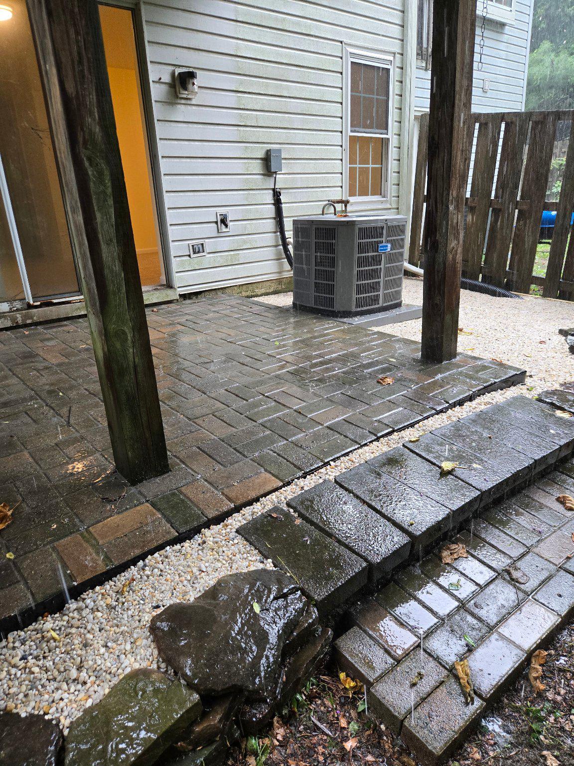 1765 Rochelle Court Woodbridge, VA 22192 - Photo 27 of 34 Rain-kissed patio with stacked retainer.