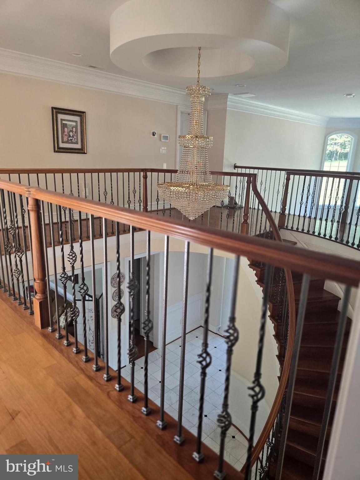 7145 Brooks Road Highland, MD 20777 - Photo 24 of 89 a view of staircase with railing and white walls
