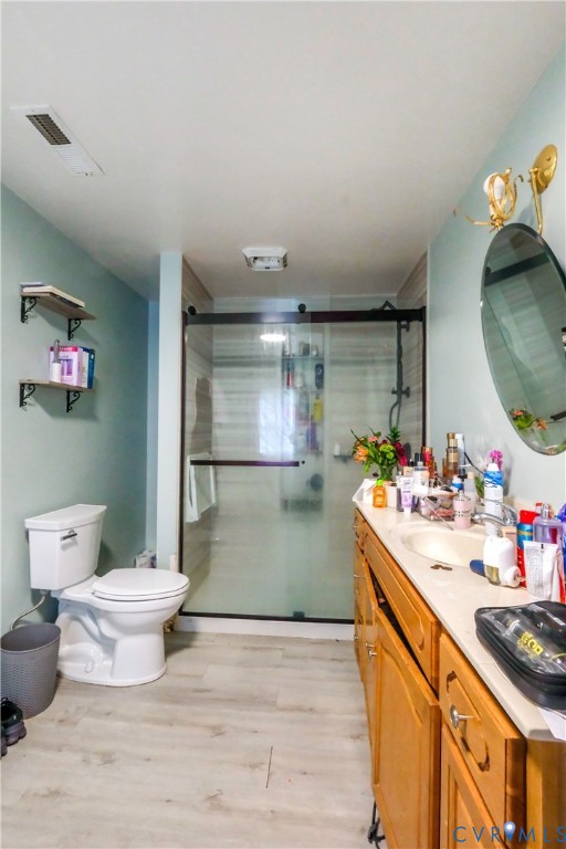 3331 South Constitution Route Dillwyn, VA 23936 - Photo 16 of 24 Bathroom featuring vanity, light wood-style floori
