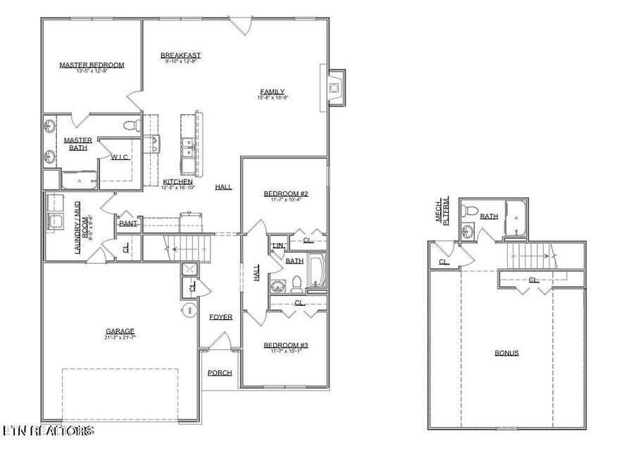 9432 Liberty Bell Road, Unit LOT 138 Powell, TN 37849 - Photo 3 of 3 Floorplan