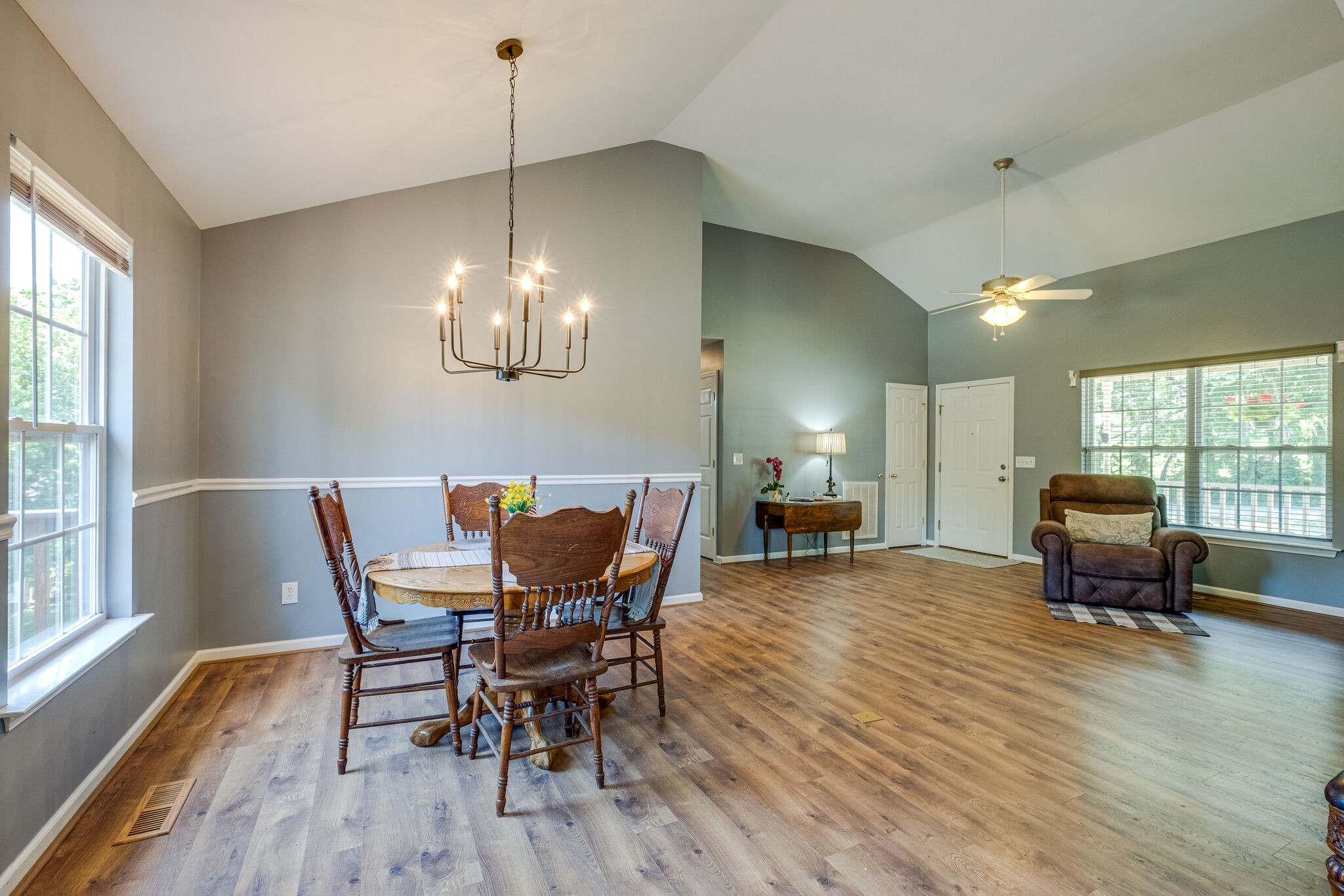 353 Beckwith Road Mount Juliet, TN 37122 - Photo 19 of 26 a view of a dining room with furniture window and wooden floor