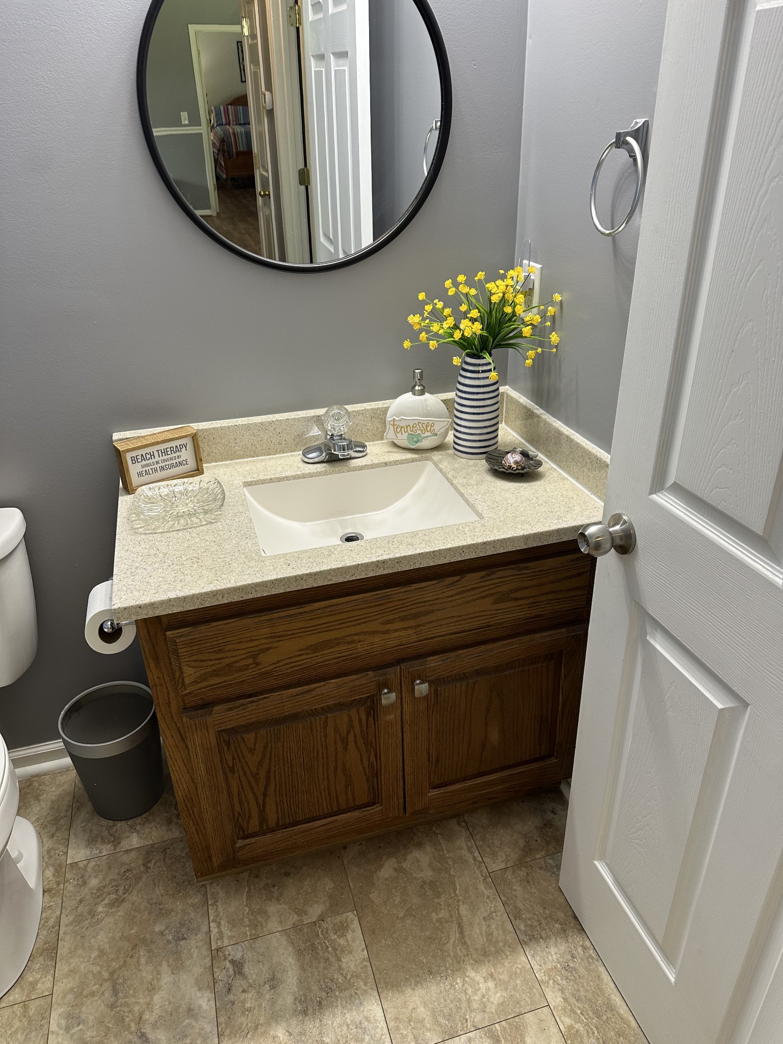 353 Beckwith Road Mount Juliet, TN 37122 - Photo 24 of 26 a bathroom with a sink and a mirror