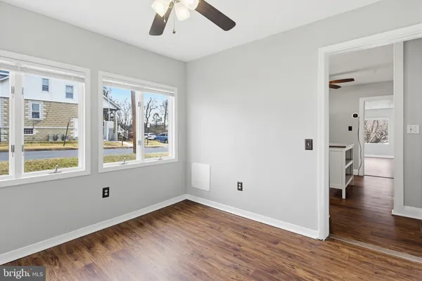 wooden floor in an empty room