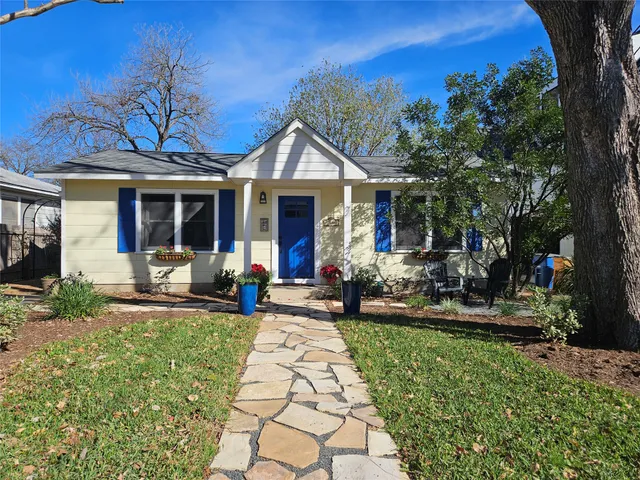 a view of a house with patio