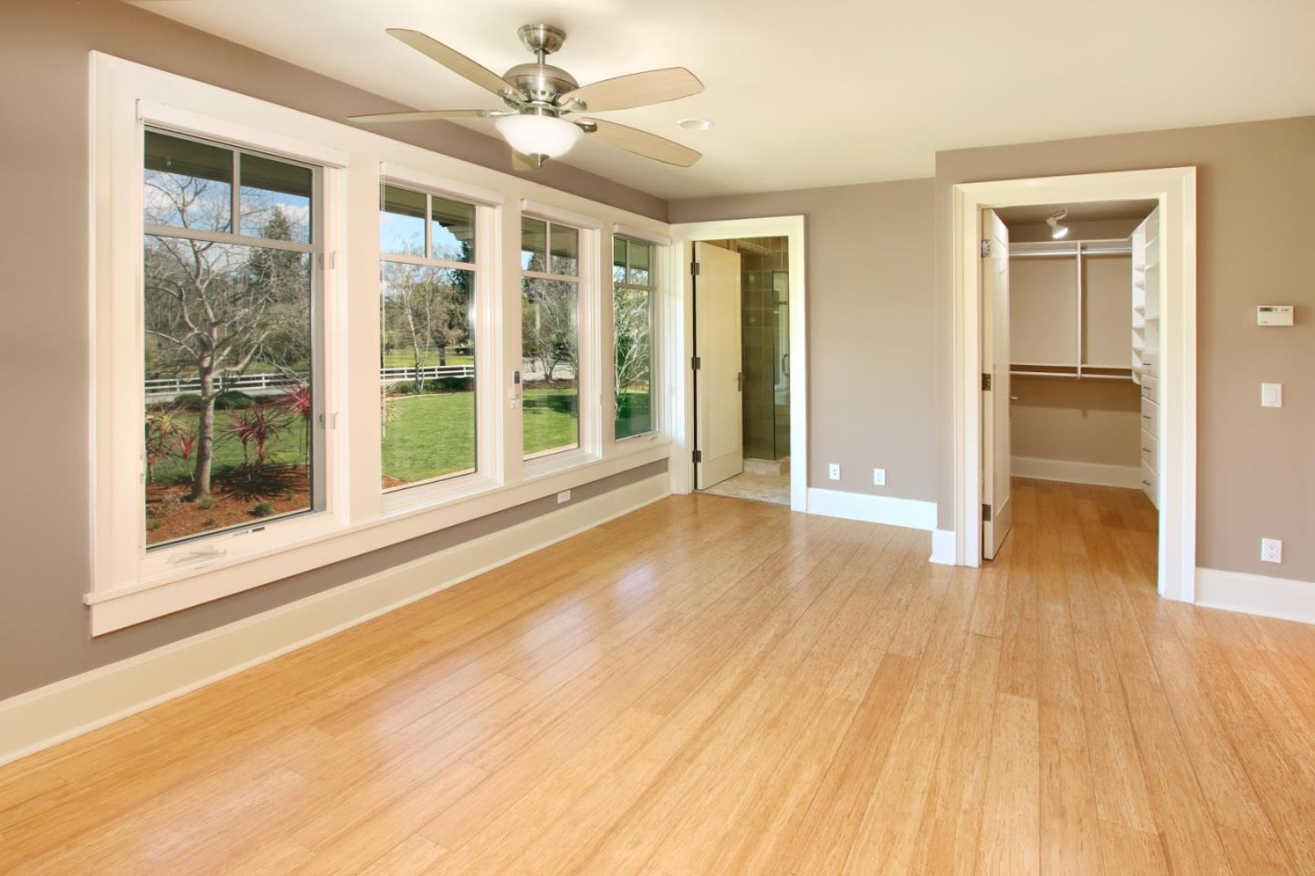 120 Edenvale Road Watsonville, CA 95076 - Photo 51 of 68 a view of an empty room with a window and wooden floor