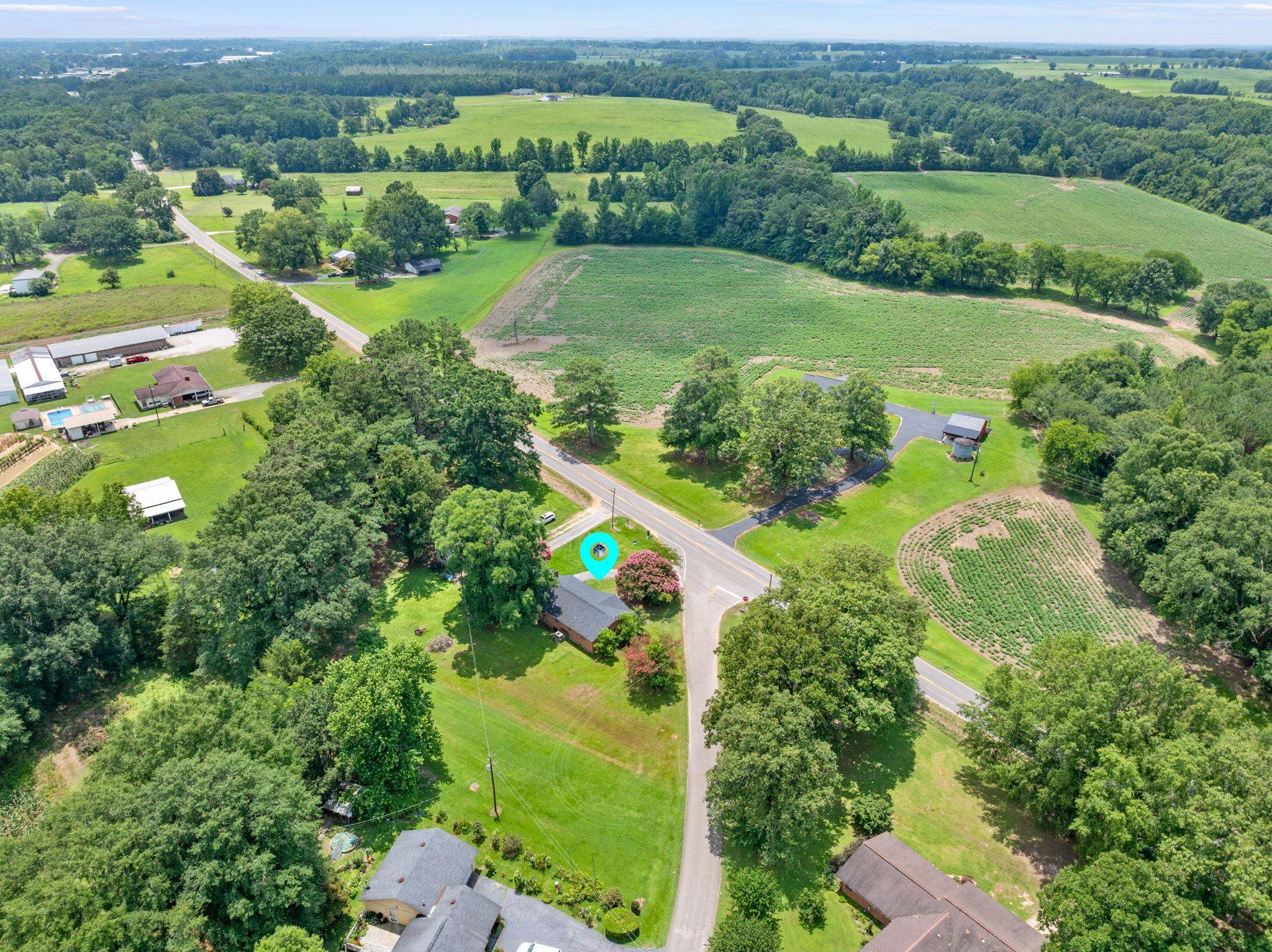 217 Red Bay Road Golden, MS 38847 - Photo 31 of 33 Aerial view showcasing expansive green fields and mature trees