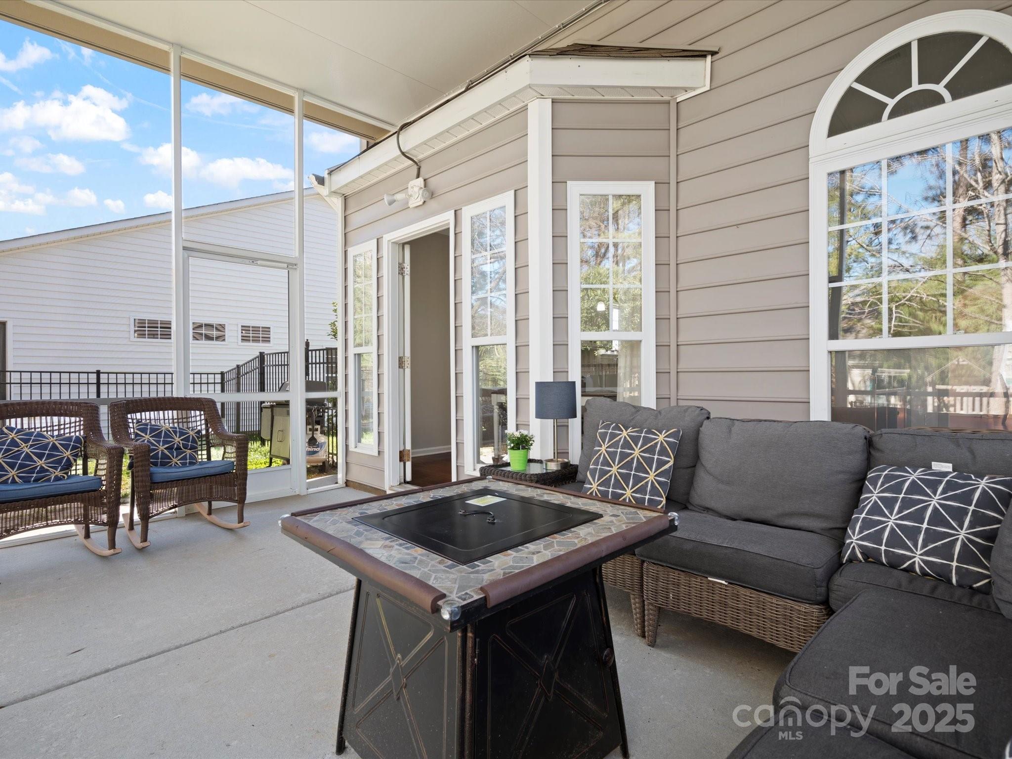 421 Silver Cypress Lane Fort Mill, SC 29708 - Photo 33 of 37 a view of living room kitchen and patio