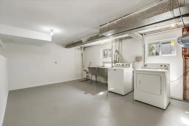 a view of a storage & utility room