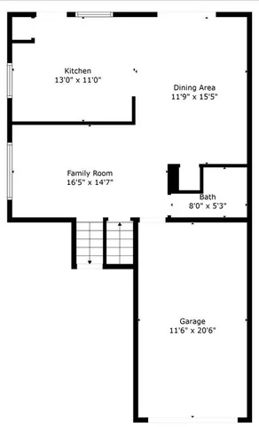 a picture of a floor plan