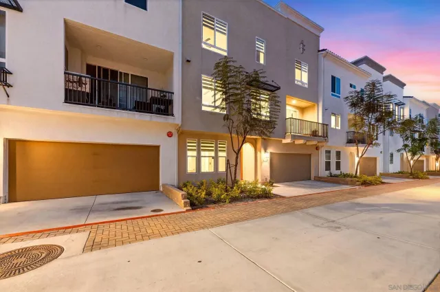 a view of a building with many windows