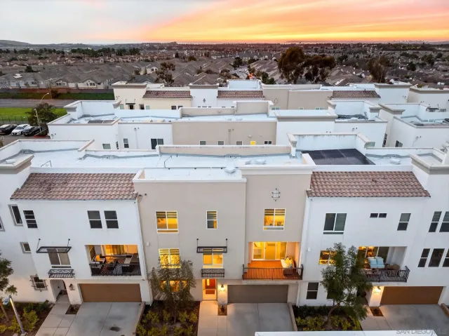 a view of building with outdoor space