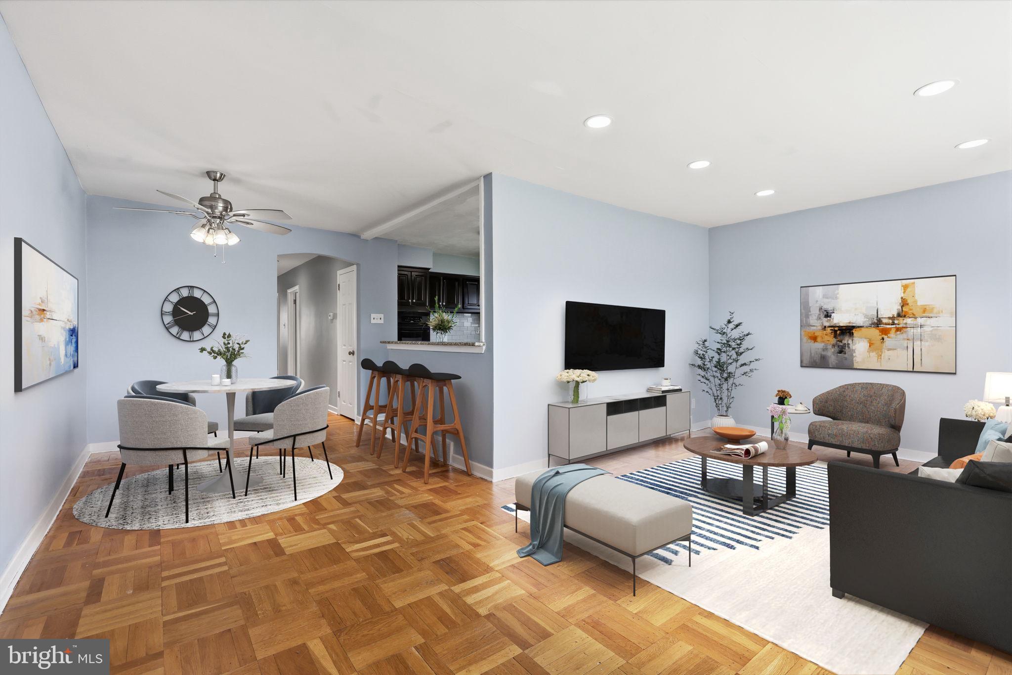 3908 Pearson Avenue Philadelphia, PA 19114 - Photo 7 of 30 a living room with furniture and a flat screen tv