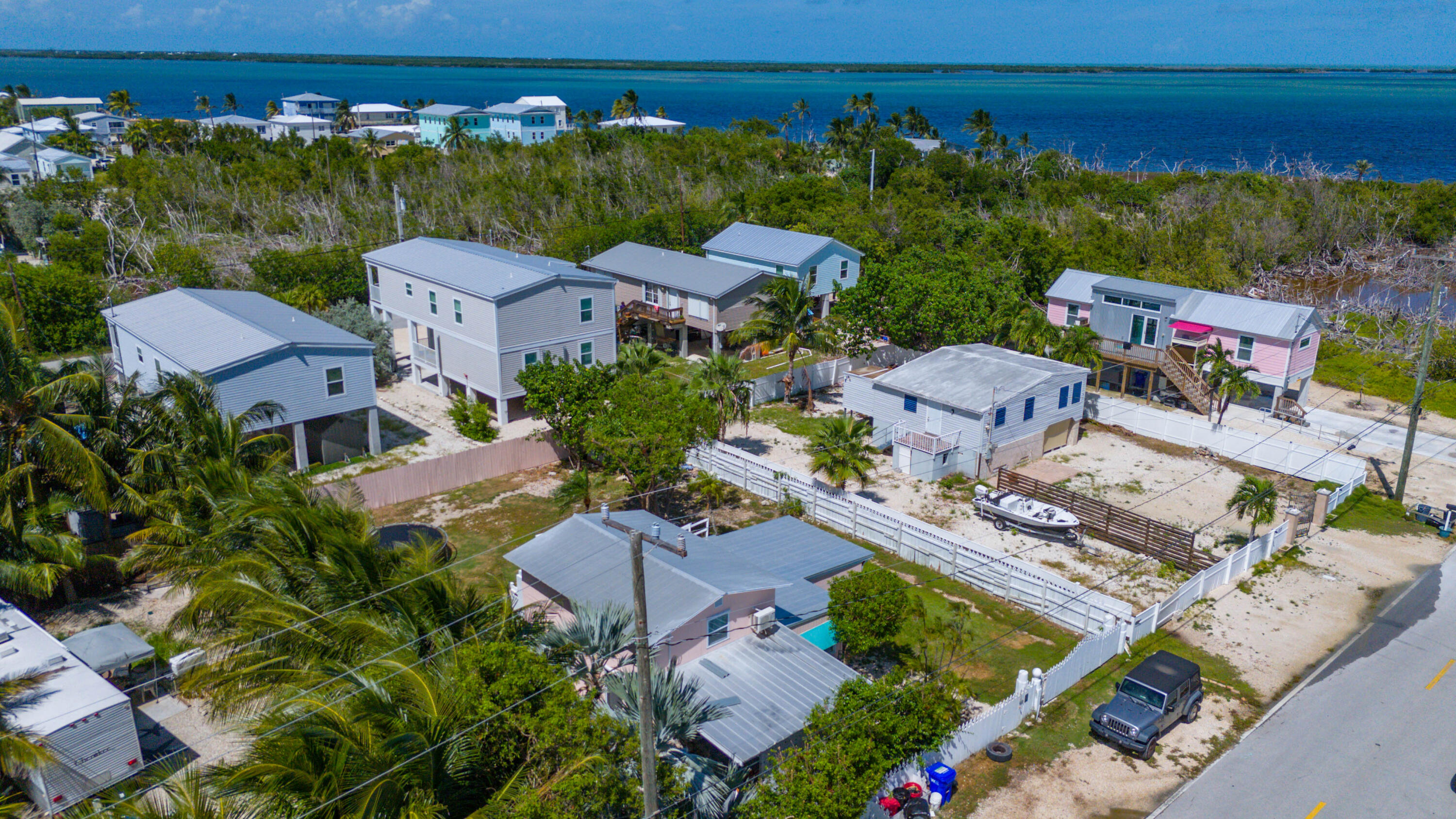 31541 Ave A Big Pine Key, FL 33043 - Photo 32 of 35 an aerial view of a house with a garden
