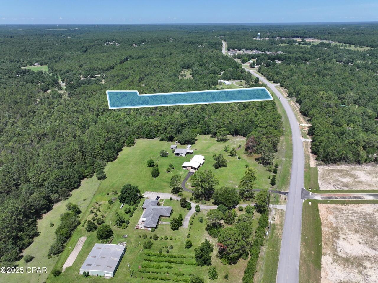 1 Poverty Creek Road Crestview, FL 32539 - Photo 7 of 15 an aerial view of a house with a yard