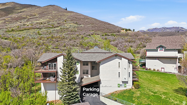 1041 West Grindelwald Court, Unit R5 Midway, UT 84049 - Photo 35 of 44 View of mountain backdrop and underground parking garage