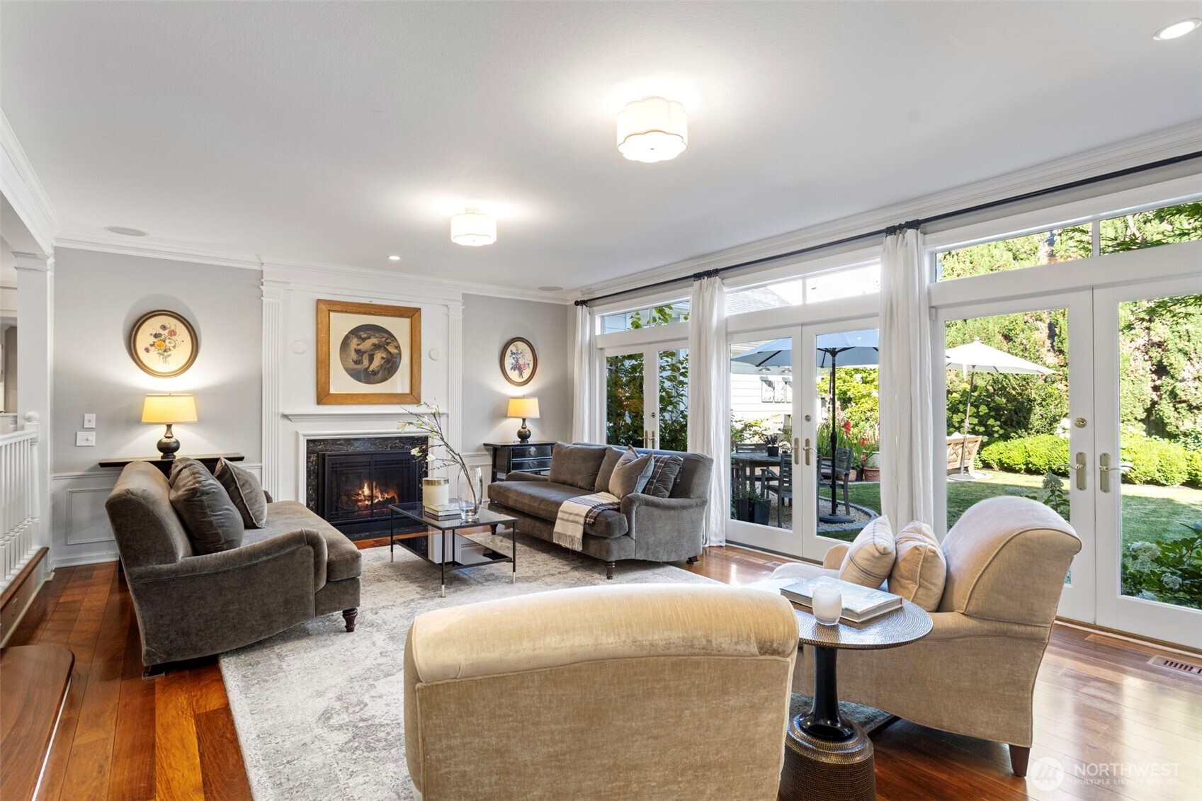 6641 Northeast Windermere Road Seattle, WA 98115 - Photo 6 of 38 a living room with furniture fireplace and a large window