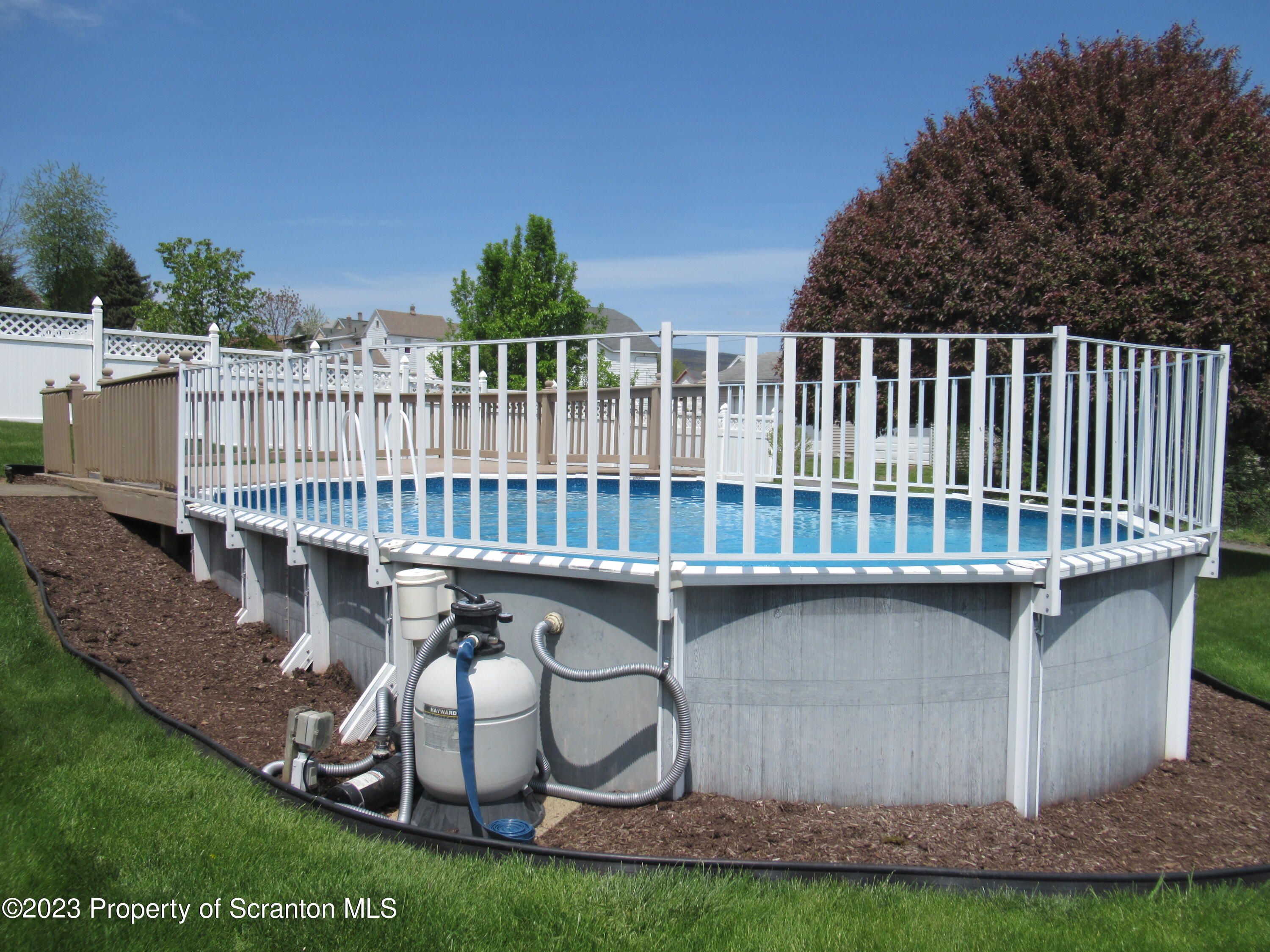 602 Eynon Street Scranton, PA 18504 - Photo 69 of 80 a view of a deck with a chair