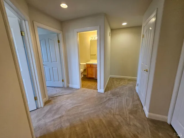 a view of an empty room