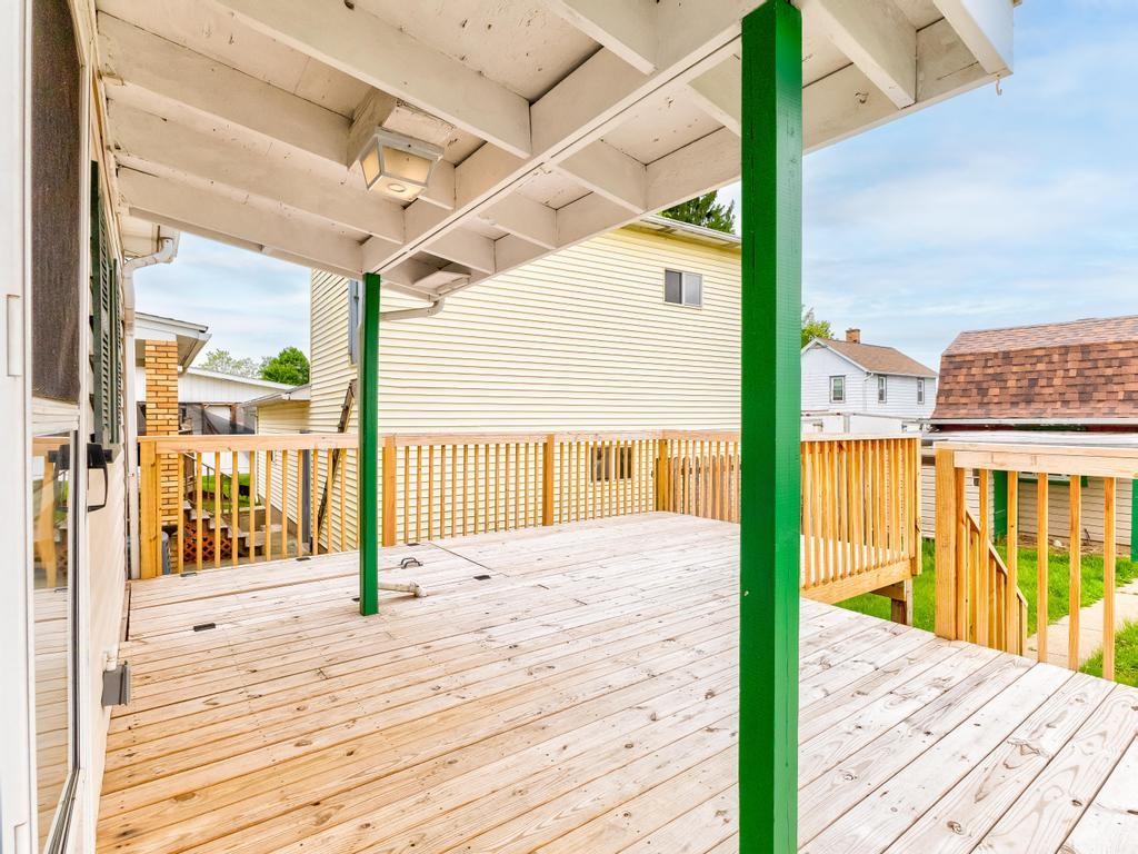 448 Park Street Rochester, PA 15074 - Photo 26 of 29 a view of a balcony with wooden floor