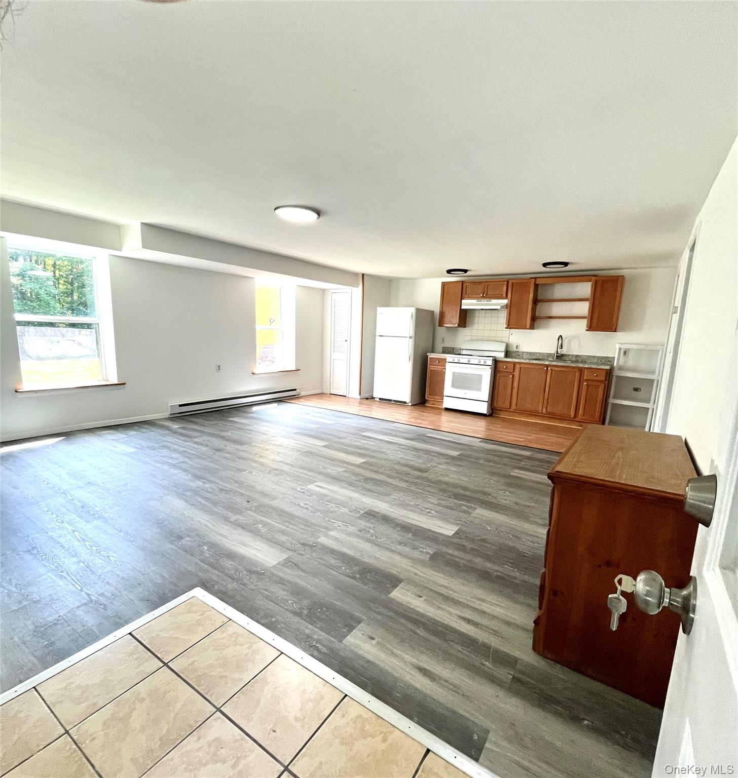161 White Sulphur Road, Unit 4 Swan Lake, NY 12783 - Photo 1 of 1 a living room with furniture and a wooden floor
