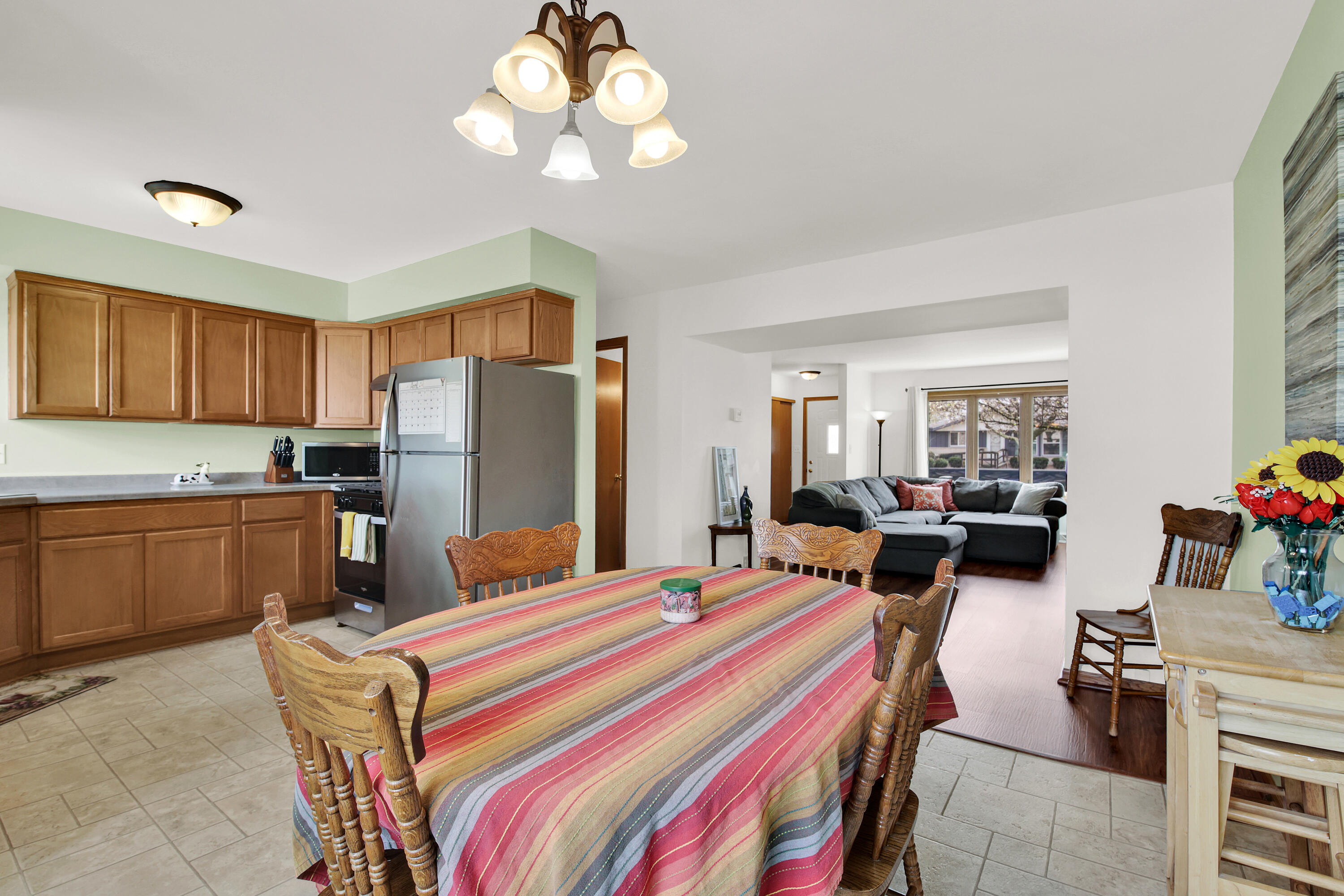 5316 Athens Avenue Racine, WI 53406 - Photo 9 of 23 Dining to Kitchen and Living Room
